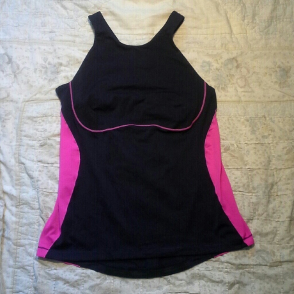 Lululemon size 12 pink/purple exercise top